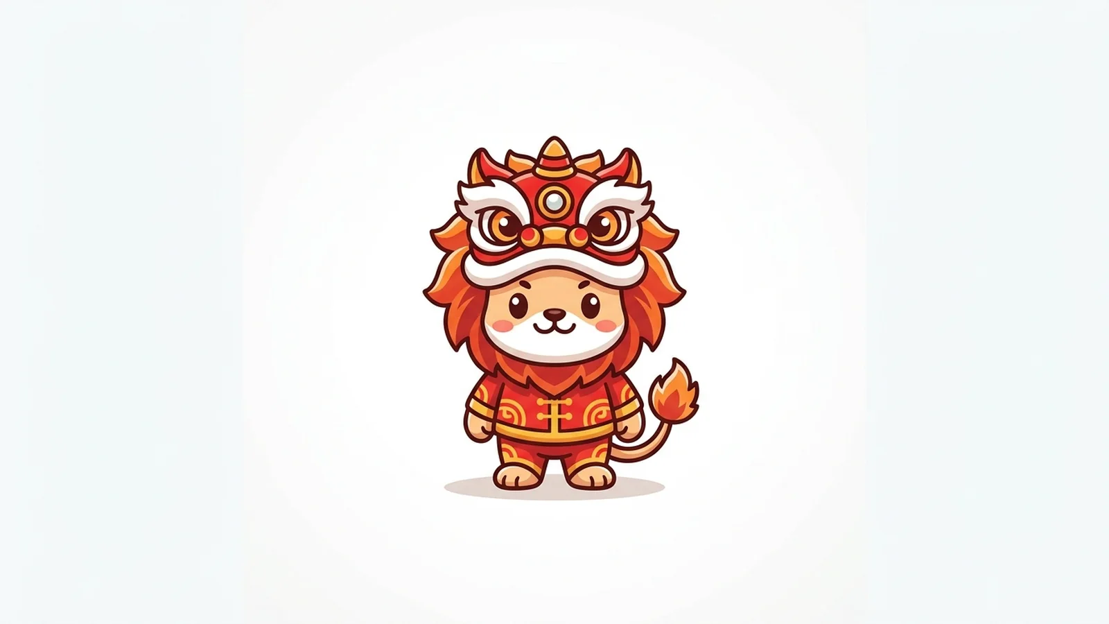 中式傳統吉祥物風格示範