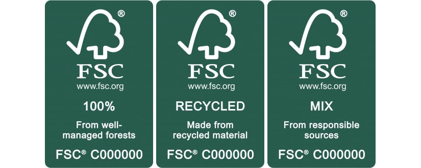 環保紙與再生紙 FSC認證標籤