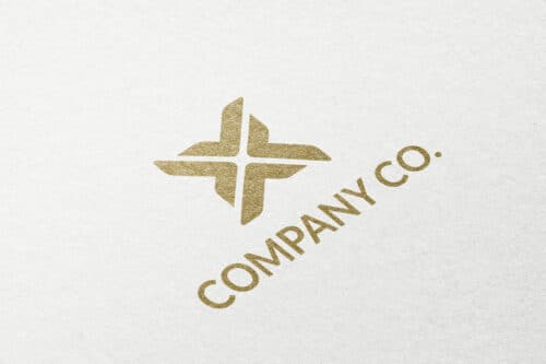 company-co-business-logo-gold-emboss