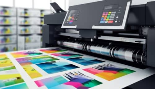 modern-printing-press-produces-multi-colored-printouts-accurately-generated-by-ai